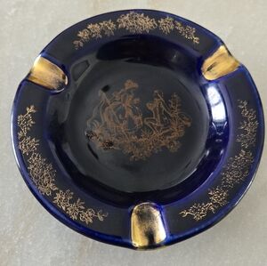 Vintage Limoges Castel Porcelain Ashtray